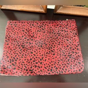 Sole Society Dolce Calf Hair Clutch